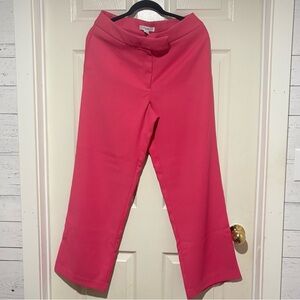 Pink pants.
